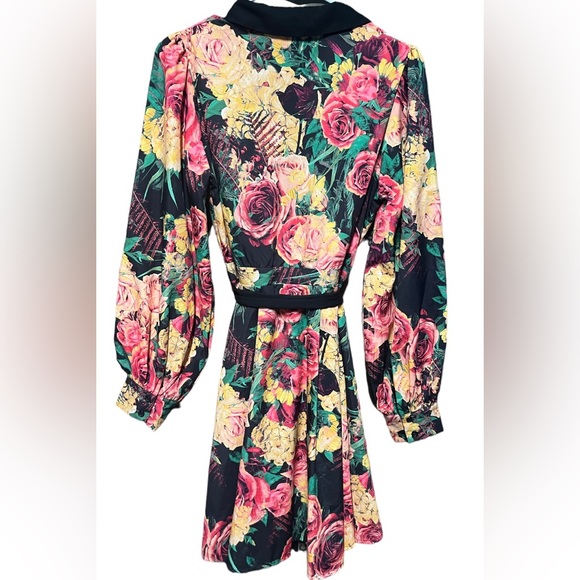 Jealous Tomato Collared Midi Dress Floral Women’s S - Picture 5 of 5
